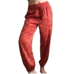 Aerie Paisley Print Harem Pants size XS